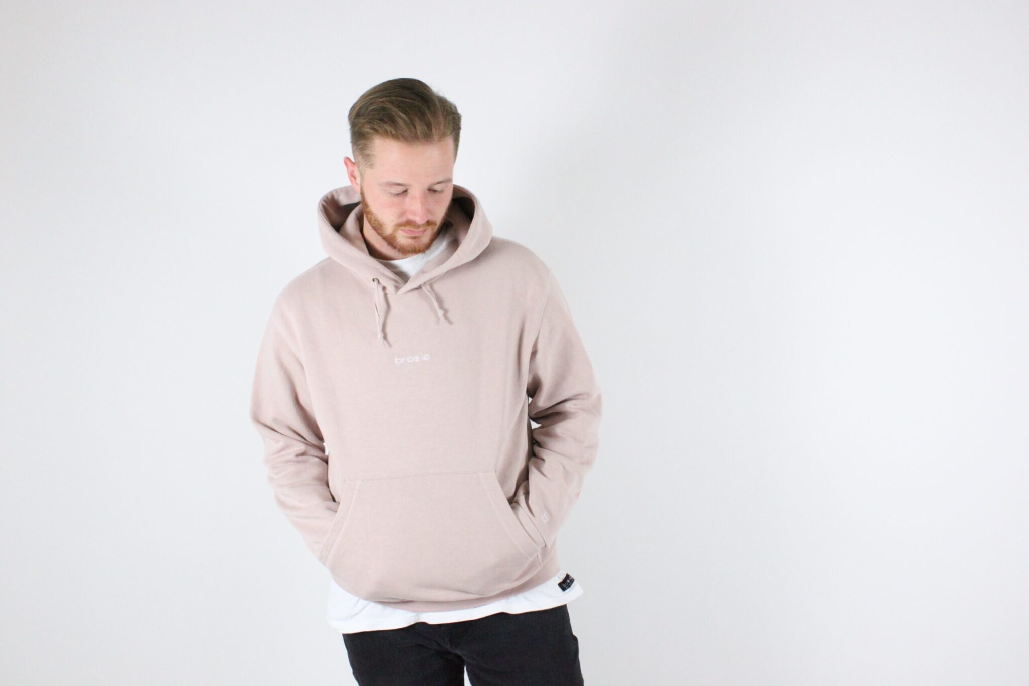 Image of brozie hoodie - Cheery Rose - L