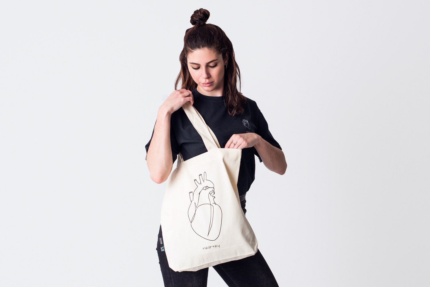 Image of tote bag - heartey