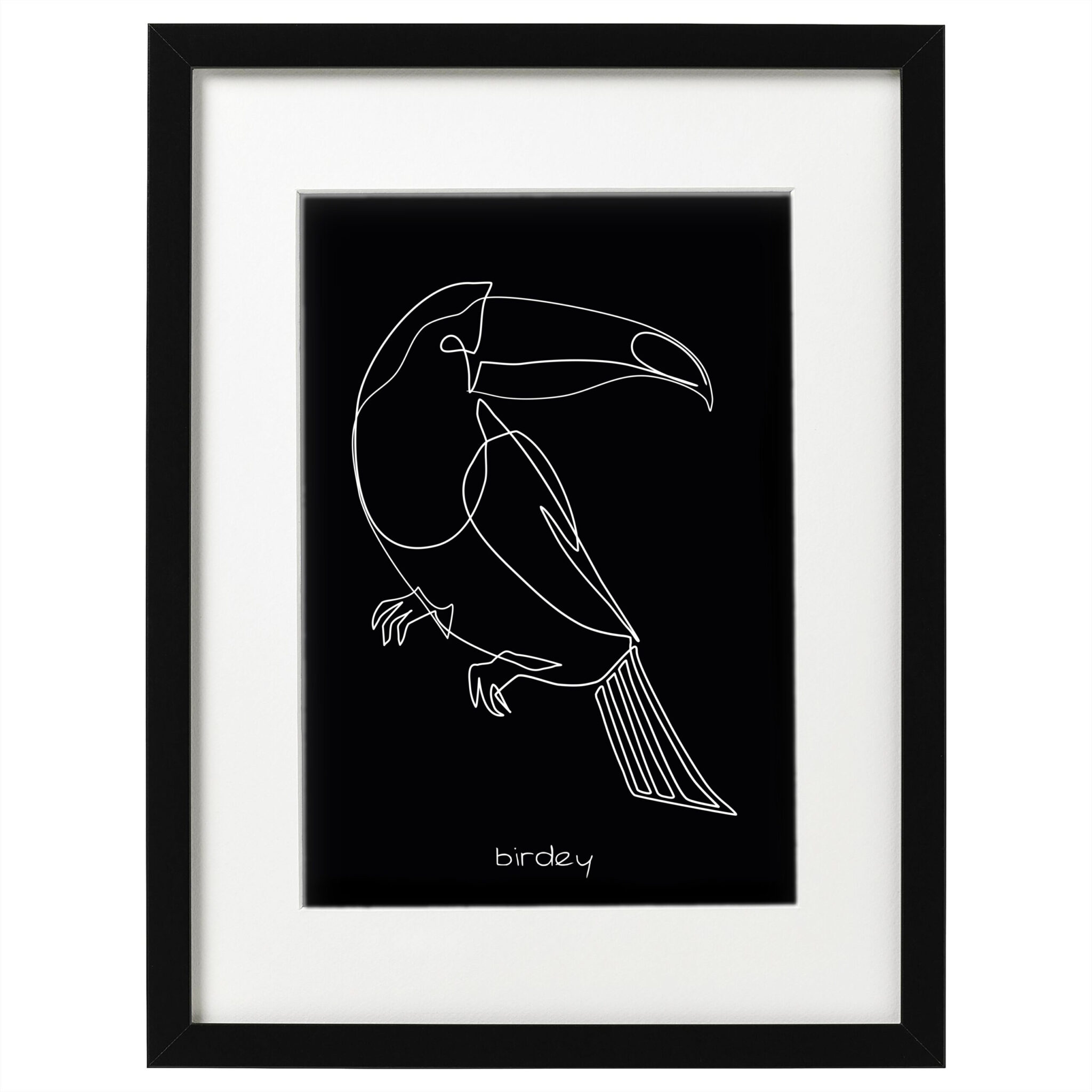 Image of art poster birdey